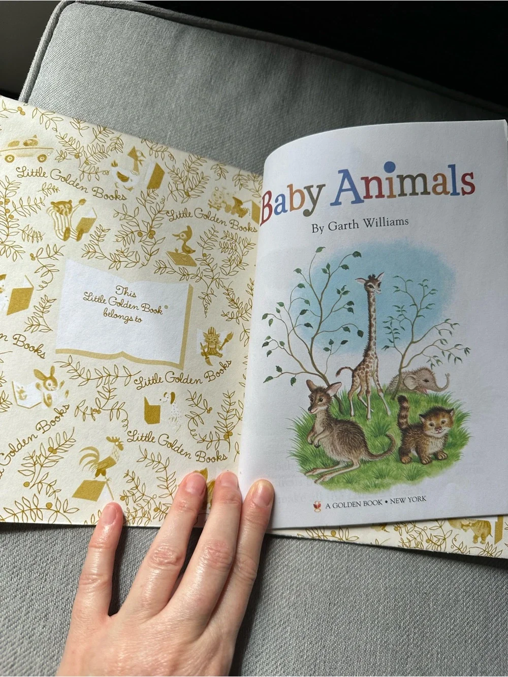 Little Golden Book classic - Baby Animals - vintage 1984